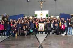 Fedeli della comunità del Santuario Maria Ss. Addolorata di Corleone, in pellegrinaggio nel Santuario Madonna delle Lacrime